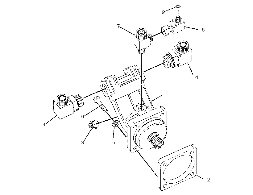 MOTOR & MTG GP-VIBRATORY 1943667 CAT