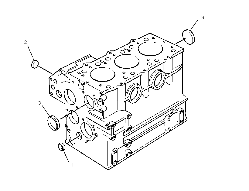 CYLINDER BLOCK GP-LONG 2346036 CAT