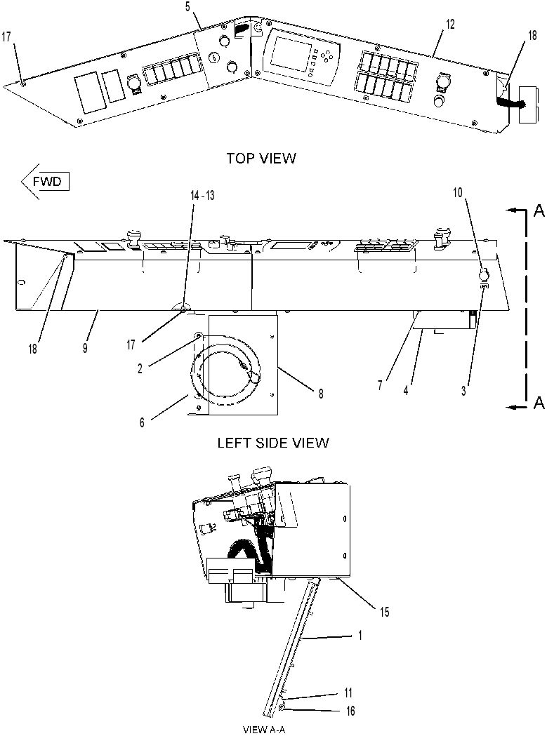 CONSOLE GP-SIDE 2073149 CAT