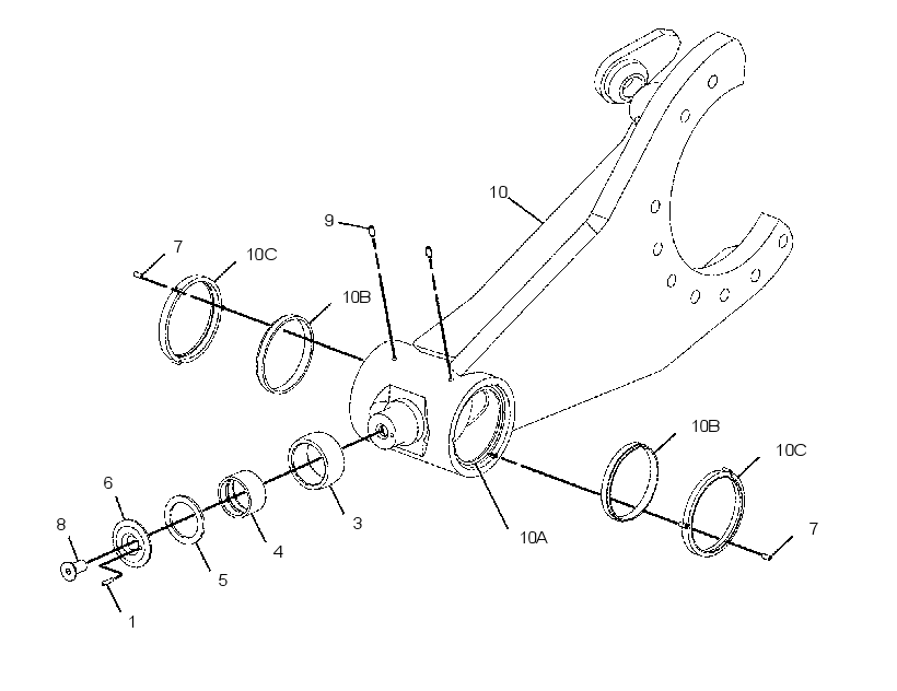 ARM GP-FEED ROLLER 1559531 CAT