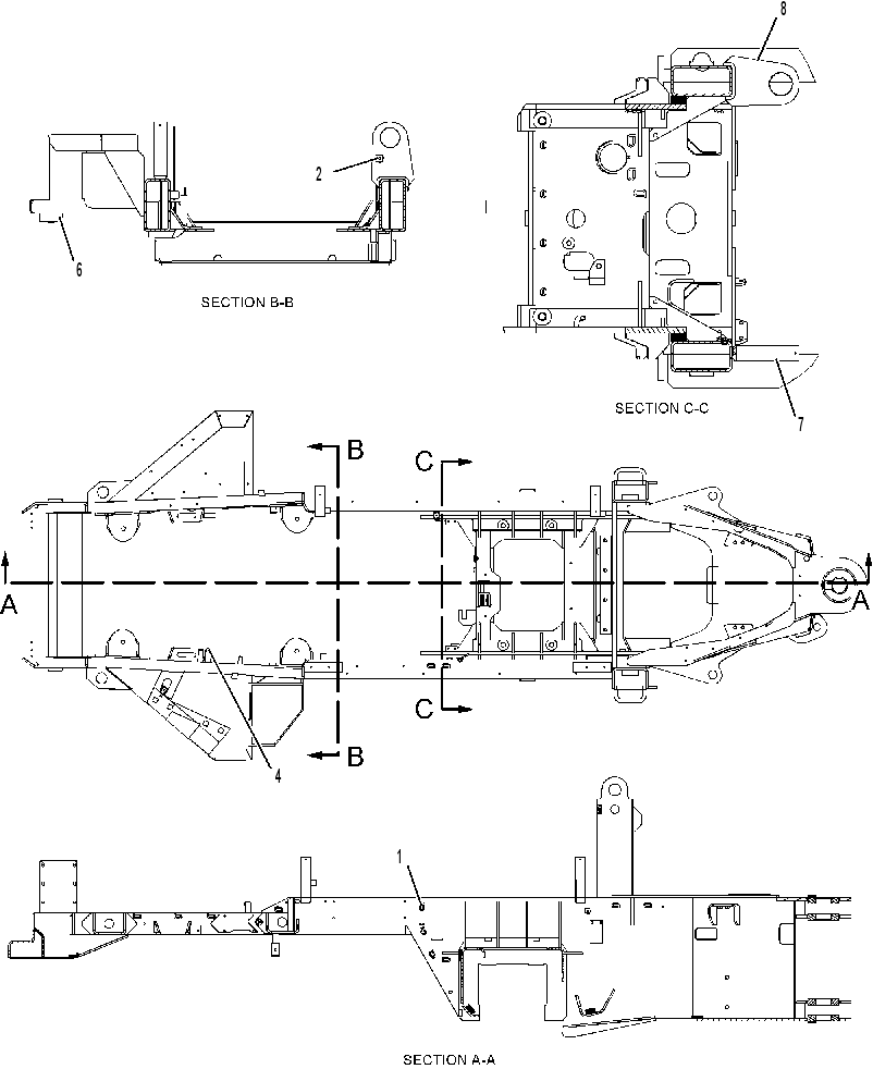 FRAME AS-FRONT 2117316 CAT