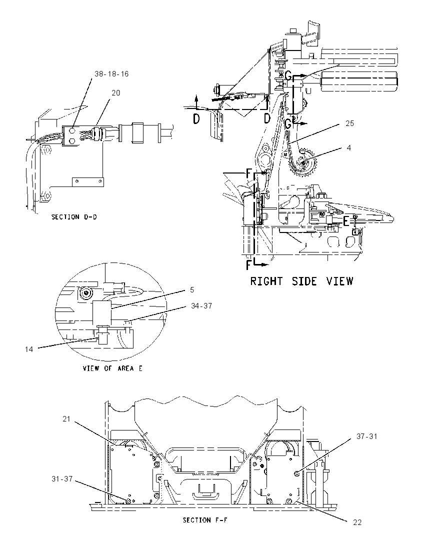 WIRING GP-HARVESTER HEAD 1964824 CAT