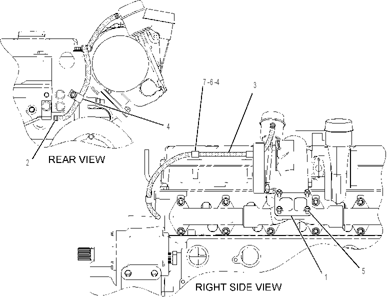 MOUNTING GP-TURBOCHARGER 2389941 CAT