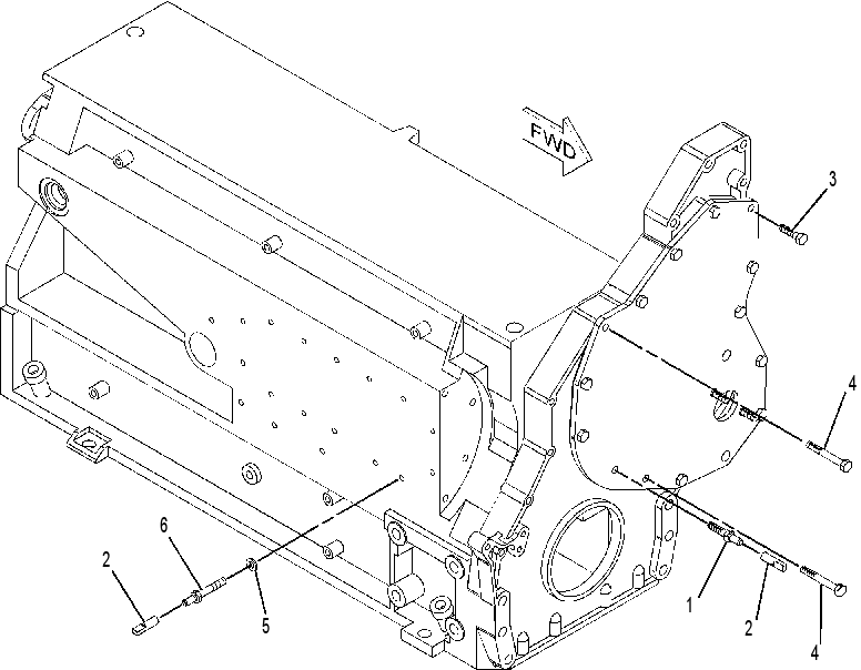 FASTENER GP-FRONT COVER 2399353 CAT