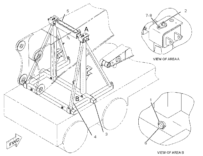 SUPPORT GP-BOOM 2372123 CAT