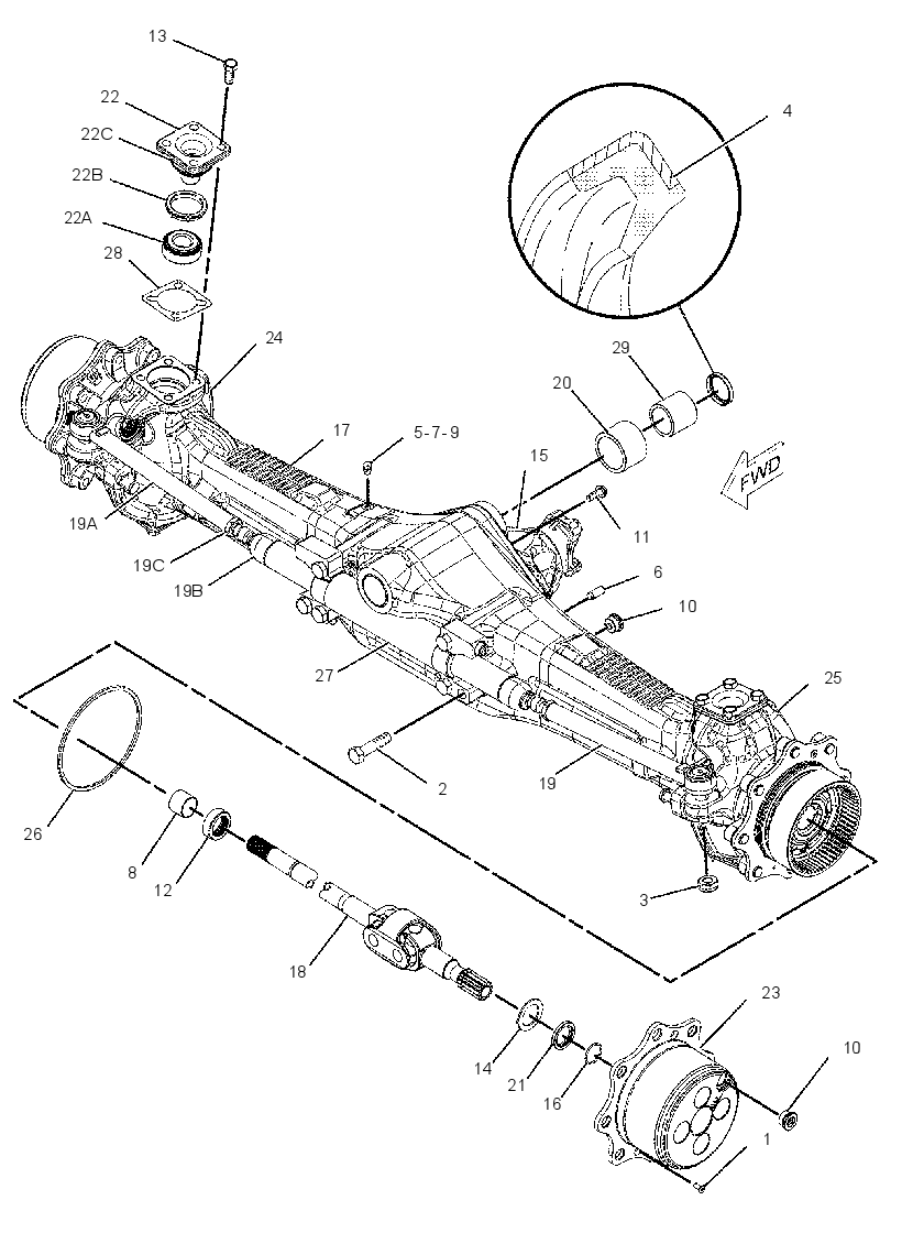AXLE GP-DRIVE & STEERING 1687446 CAT