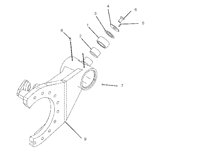 ARM GP-FEED ROLLER 1559533 CAT