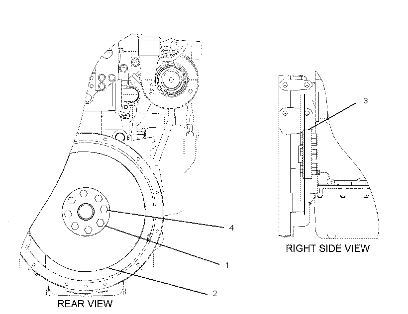 ADAPTER GP-ENGINE TO XMSN 2434592 CAT