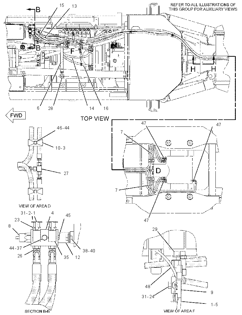 LINES GP-DIFF LOCK & PARK BK 2146548 CAT