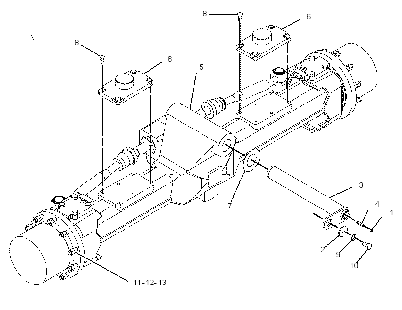 AXLE & MTG AR-FRONT 2024847 CAT