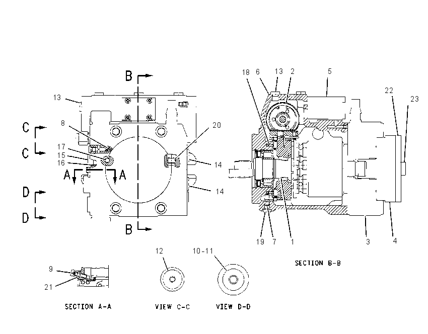 PUMP GP-SWING 1483413 CAT