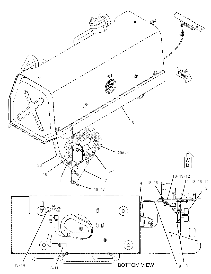 TANK & PUMP GP-FUEL 2351185 CAT