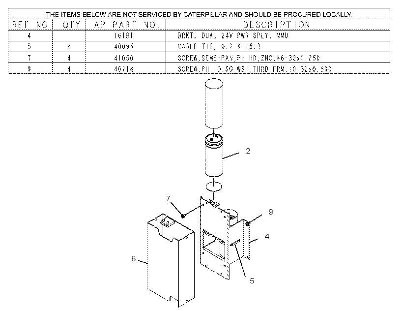POWER SUPPLY GP 2433784 CAT