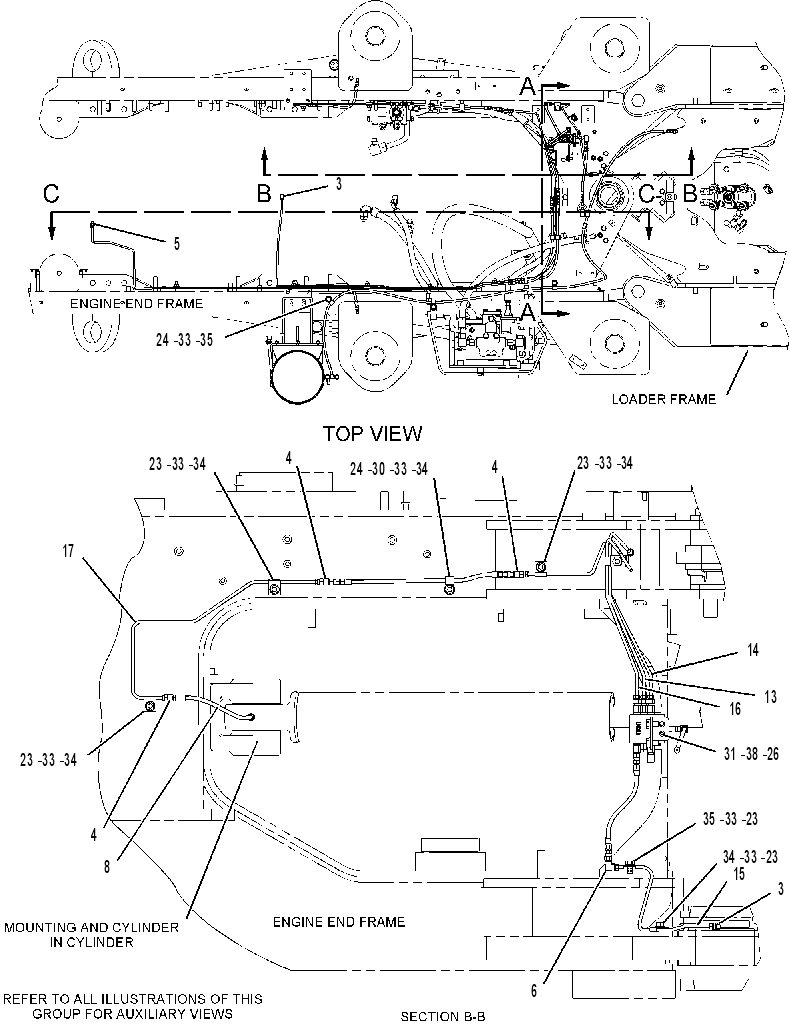 Трубопроводы автоматической смазки 1897053 CAT