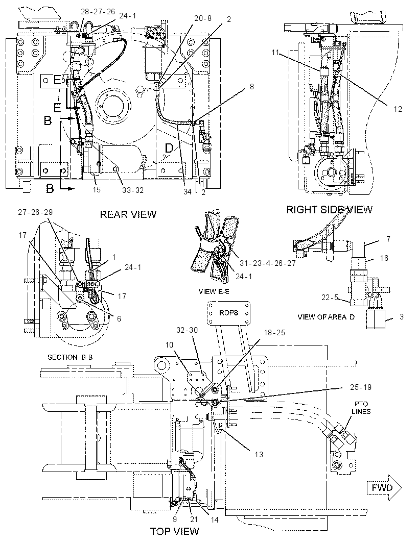FILTER & LINES GP-POWER TRAIN 1893144 CAT