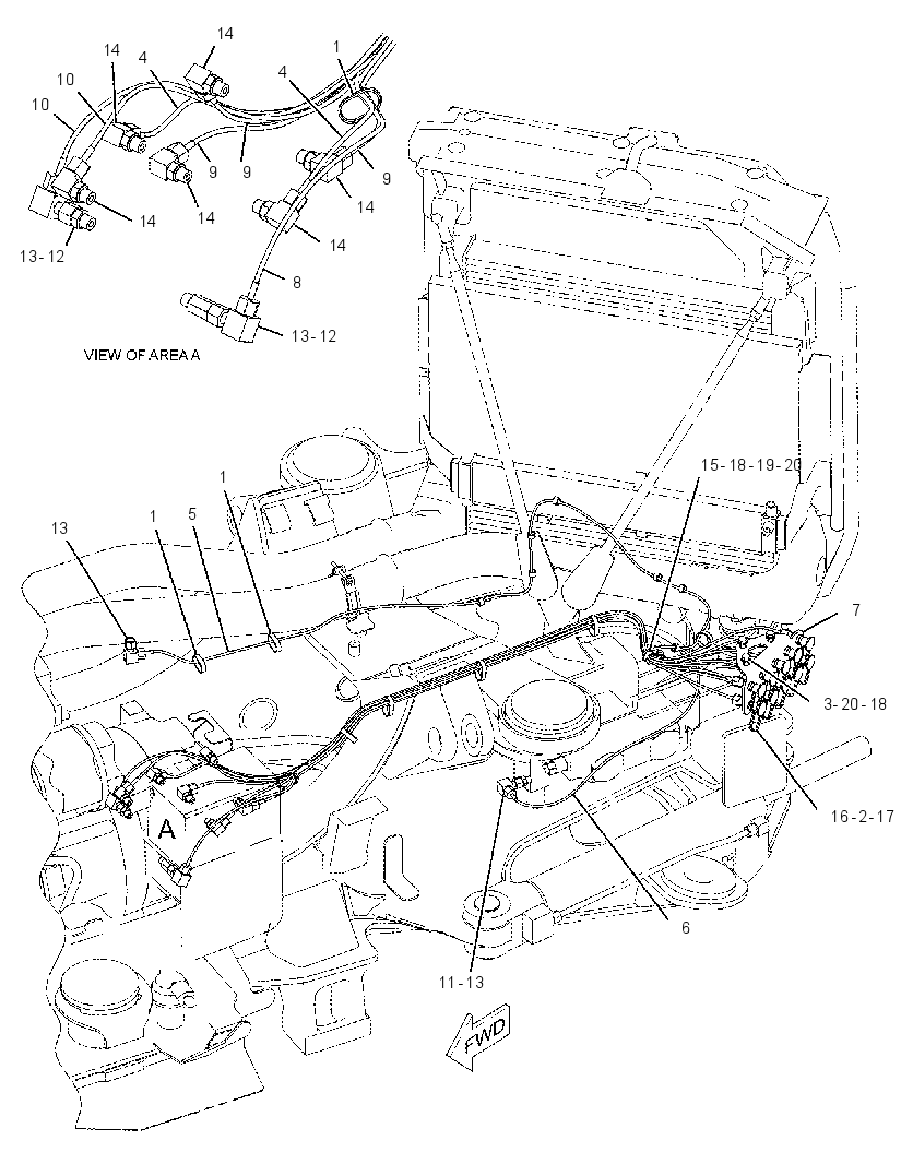 LINES GP-PRESSURE TEST 2345611 CAT
