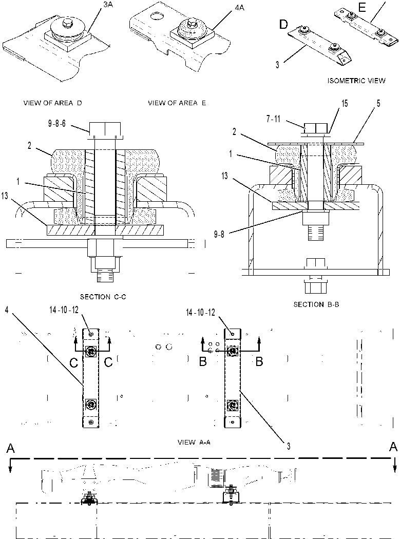 MOUNTING GP-BEAM 2354455 CAT