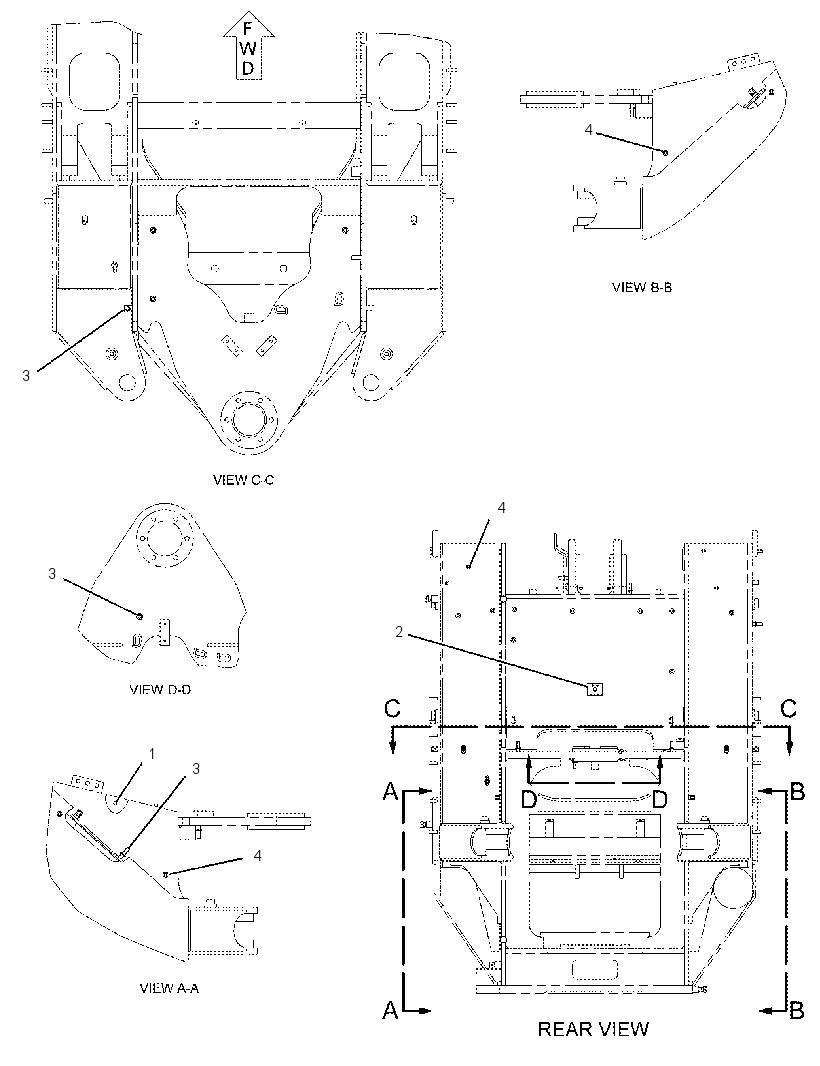 HARDWARE GP-LOADER FRAME 1897037 CAT