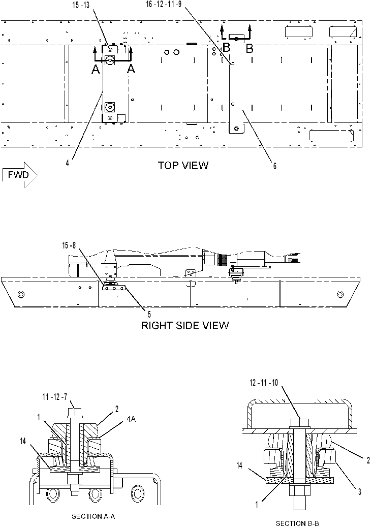 MOUNTING GP-BEAM 2339360 CAT