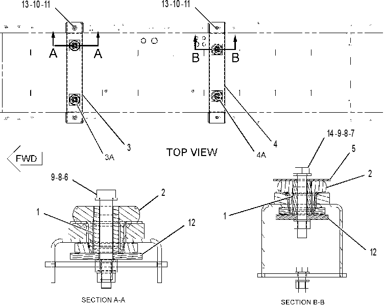 MOUNTING GP-BEAM 2354464 CAT