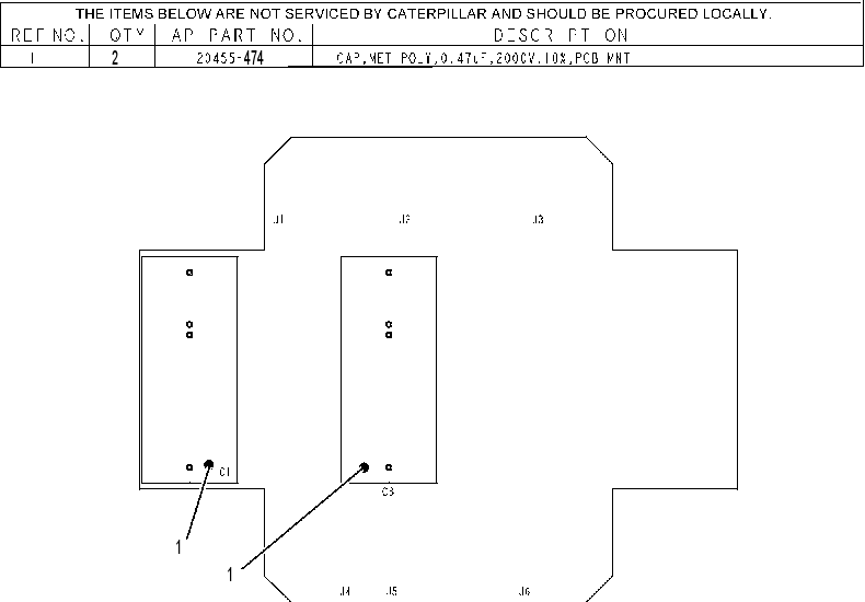 BOARD AS-CIRCUIT 2448756 CAT
