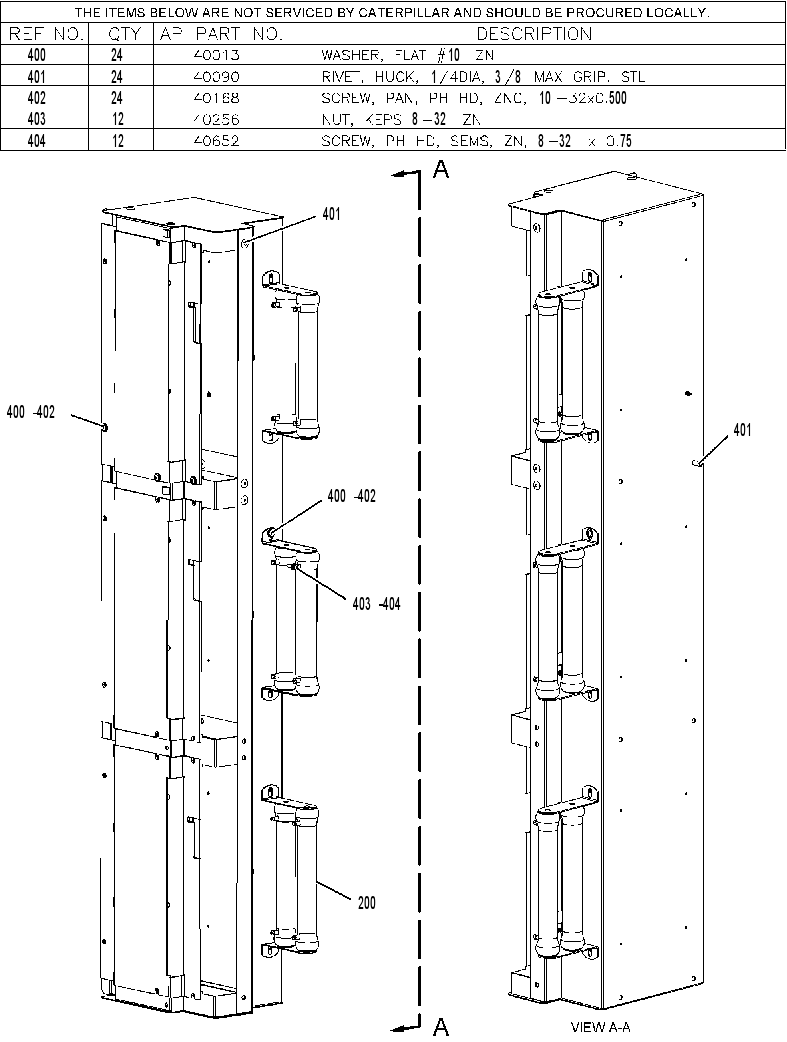 BAFFLE AS-AIR FLOW 2447601 CAT