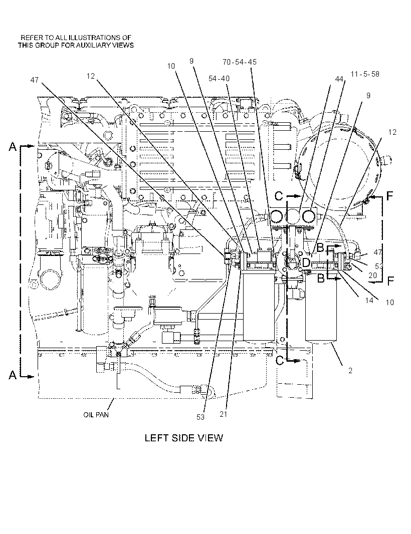 FILTER & LINES GP-ENGINE OIL 2433377 CAT