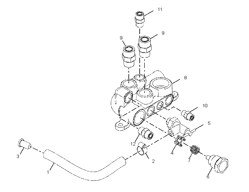 MANIFOLD GP-RETURN 2185560 CAT