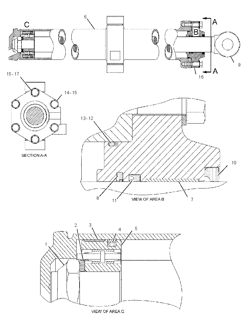 Цилиндр подъёма 4Z6333 CAT
