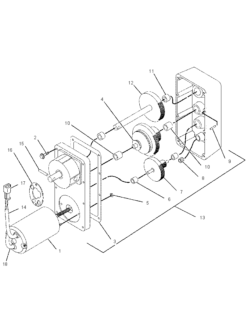 MOTOR GP-POWER ADJUSTER 2360474 CAT