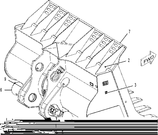 BUCKET GP-PENETRATION 2115290 CAT