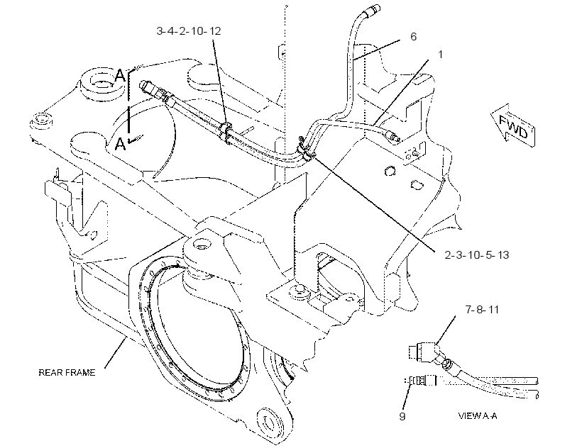 LINES GP-AIR TANK 2127524 CAT