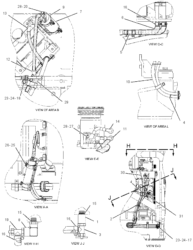 Трубопроводы кондиционера 1892803 CAT