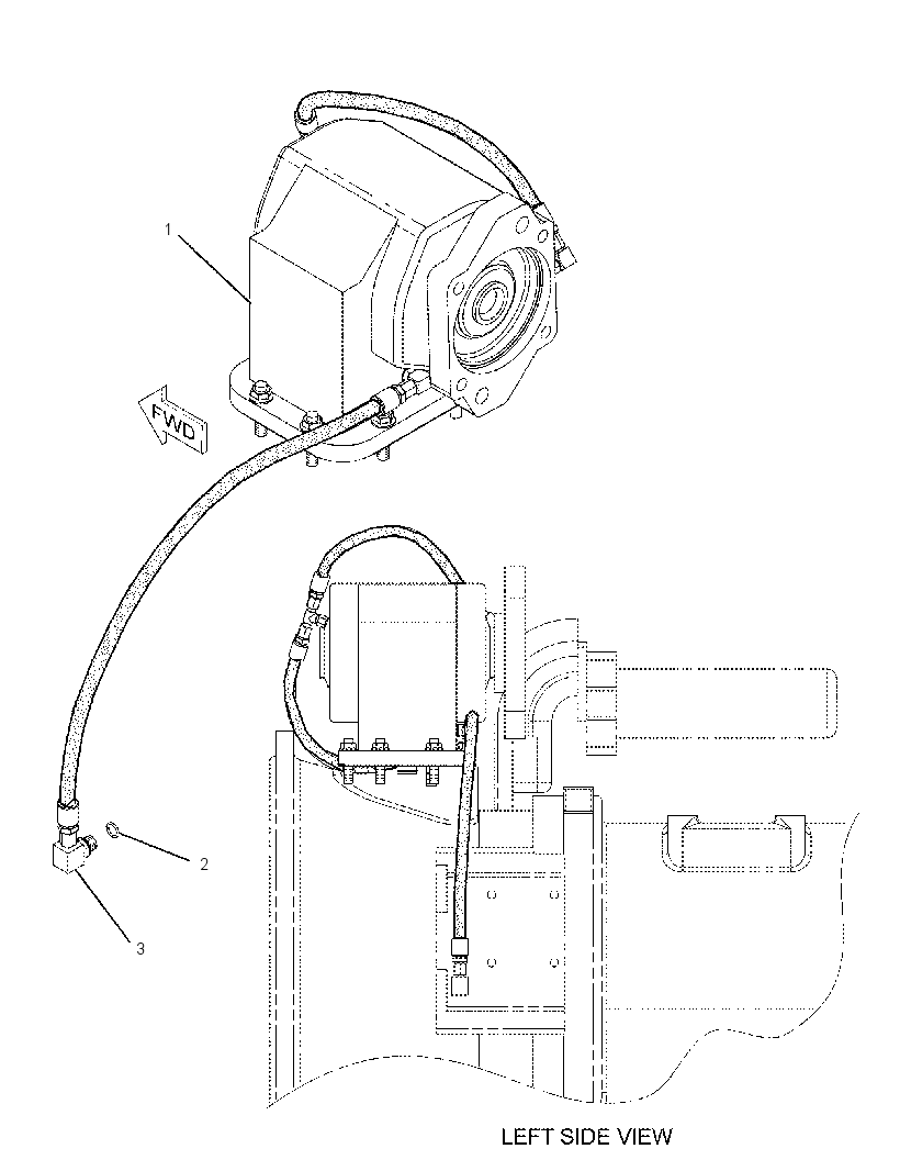 MOUNTING GP-POWER TAKE-OFF 1772077 CAT