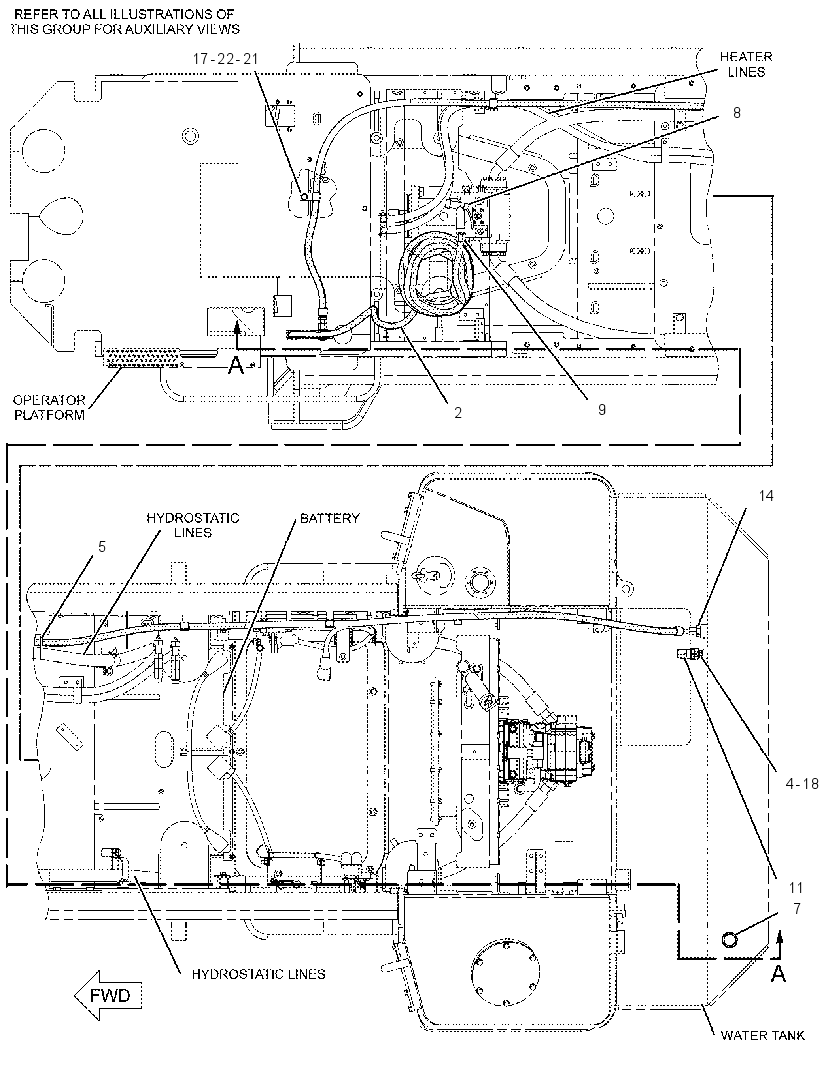 LINES GP-PRESSURIZED WATER 2429585 CAT