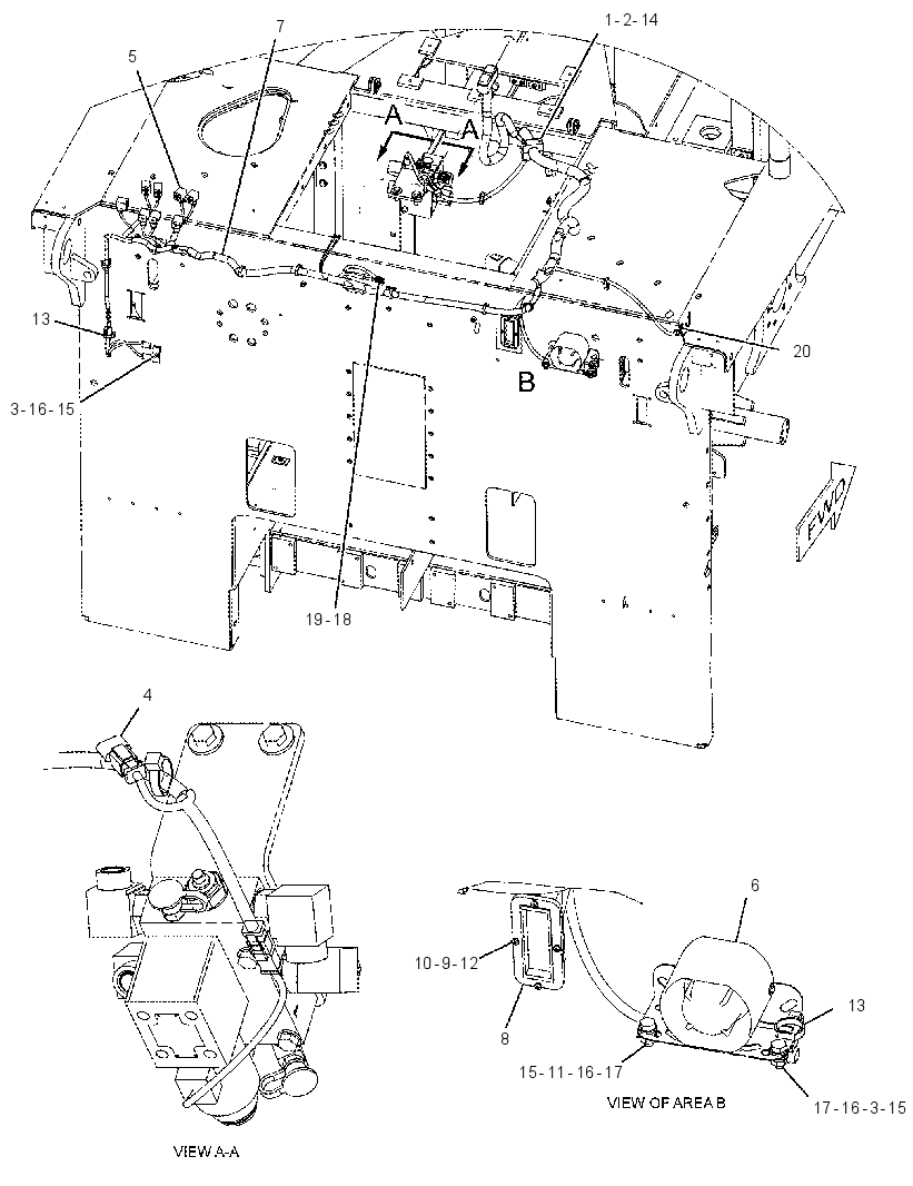 WIRING GP-HYDRAULIC CONTROL 2467025 CAT