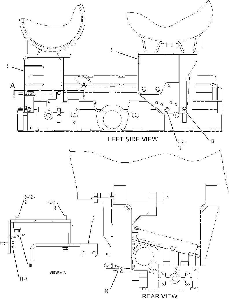MOUNTING GP-MUFFLER 1495239 CAT