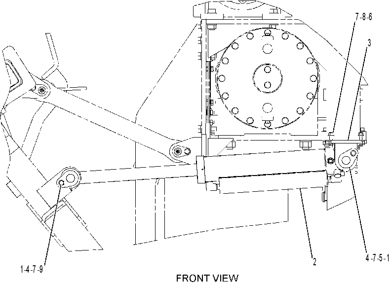 CYLINDER & MTG GP-HYDRAULIC 1986947 CAT