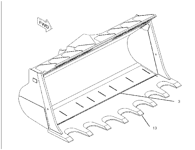 BUCKET AS-PENETRATION 2115289 CAT