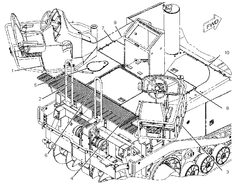 Коврик пола 2448640 CAT