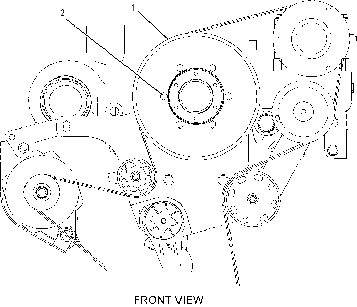 PULLEY GP-FAN 2463555 CAT