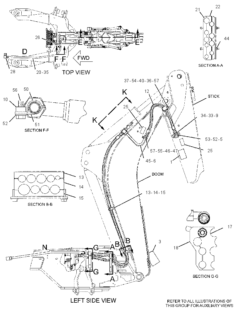 CONVERSION GP-AUXILIARY LINES 2108536 CAT