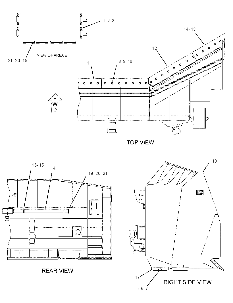 BLADE GP-COAL 1532113 CAT