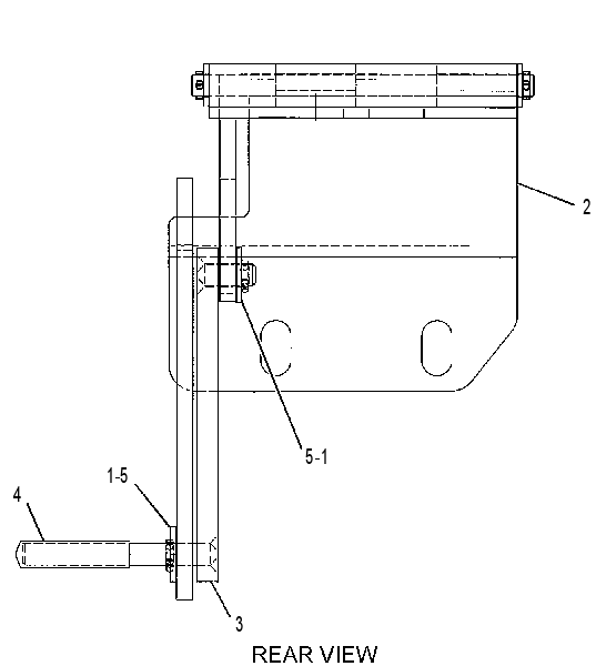HINGE GP-HOOD 2005538 CAT