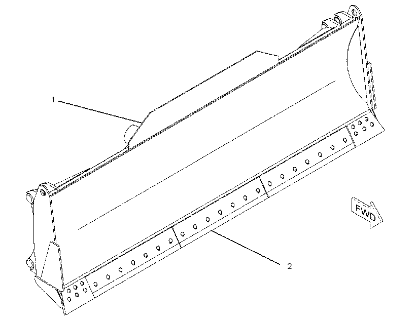 BLADE & EDGE GP-STRAIGHT 9U8205 CAT