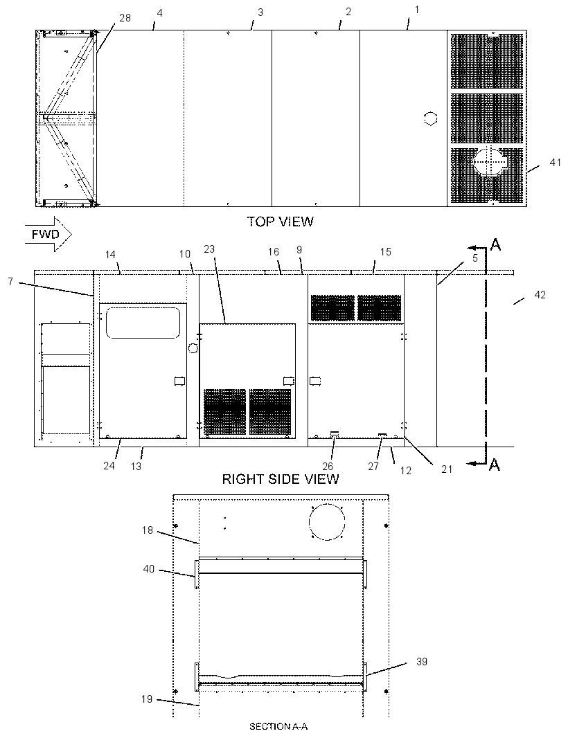 ENCLOSURE GP-GENSET 2423061 CAT