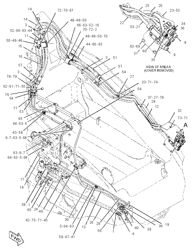 LINES GP-WORK TOOL 2186312 CAT