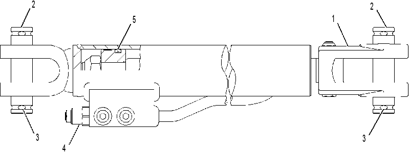 CYLINDER GP-HOOD TILT 2518281 CAT