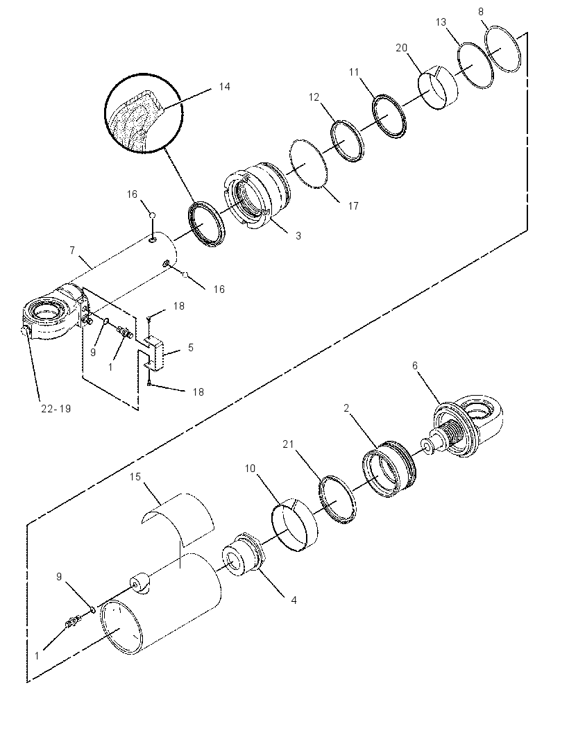 CYLINDER GP-SUSPENSION 2282758 CAT
