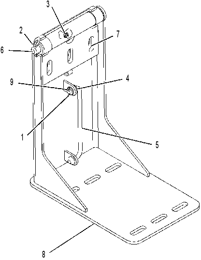 HINGE GP-ROADING FENDER 2357953 CAT